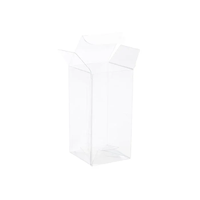 Plastic Gift Boxes 5.2x5.2x10.5cm Autolock Bottom