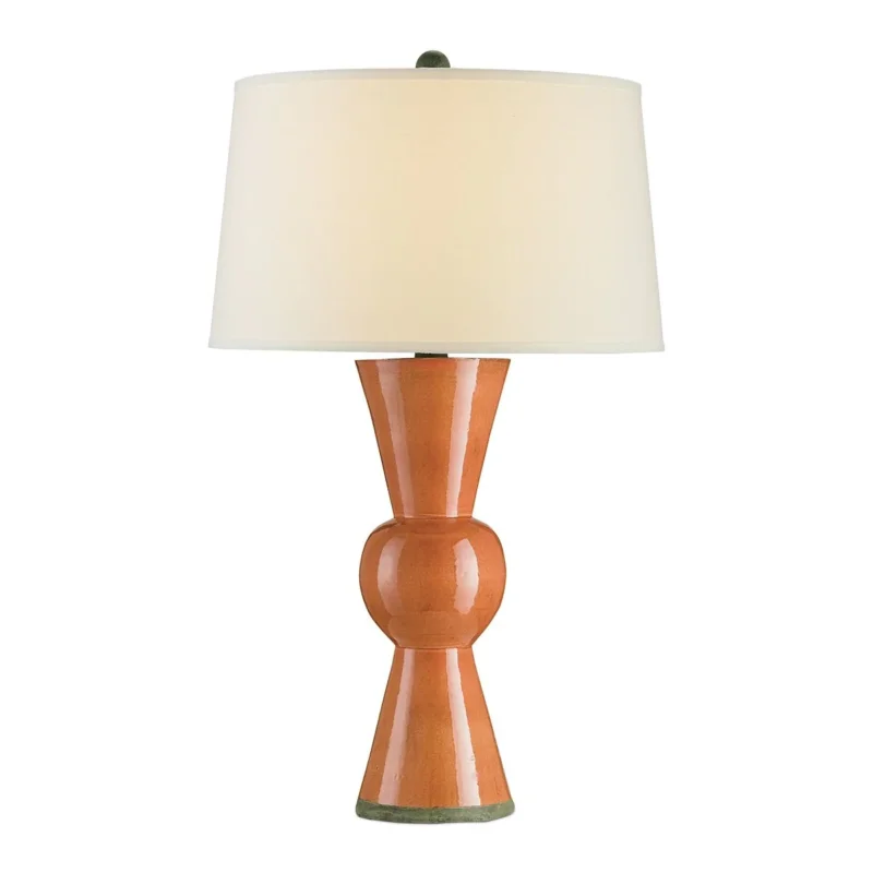 Currey & Company – Upbeat Tischleuchte 1-flammig Orange