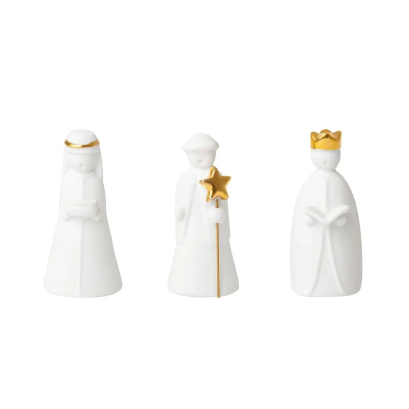 Sternensinger im 3er-Set - 3x6 cm (Weiß)