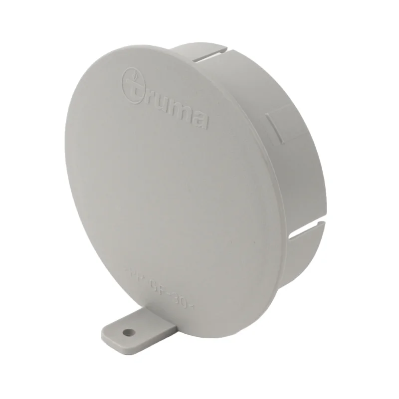 Rohrdeckel RD 65/72 mm achatgrau – Zubehör für Truma Isothermsysteme – Truma