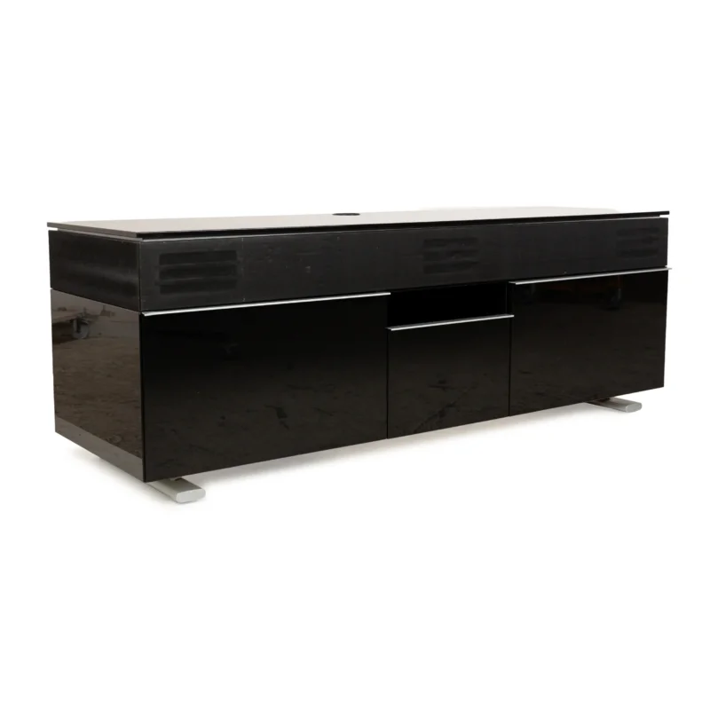 Rolf Benz Holz Sideboard Schwarz Hochglanz Lowboard Mediaboard
