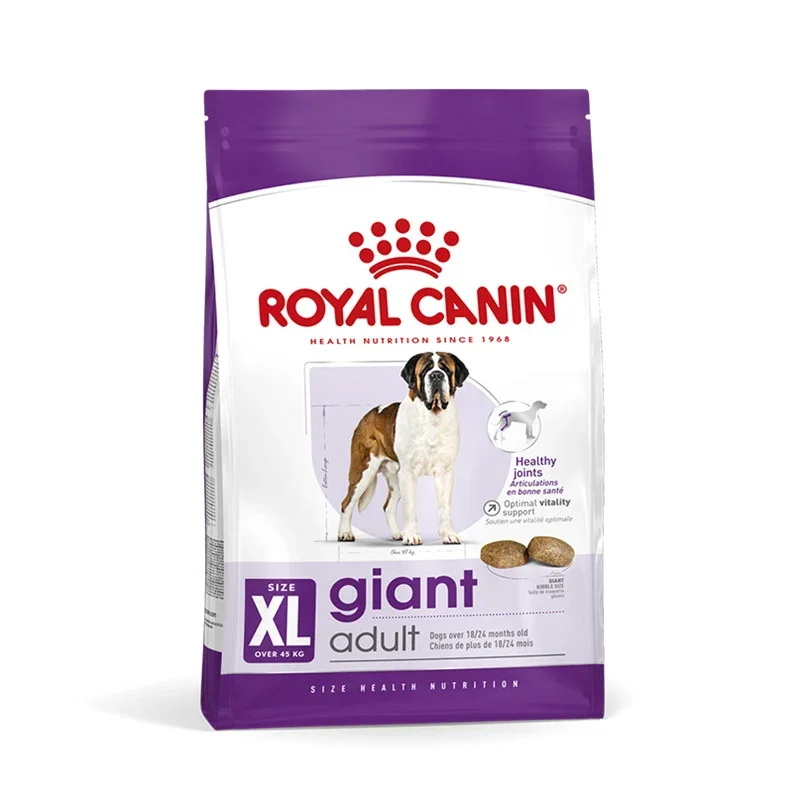 Royal Canin Giant Adult dry dog food bag for dogs over 45 kg with healthy joints support