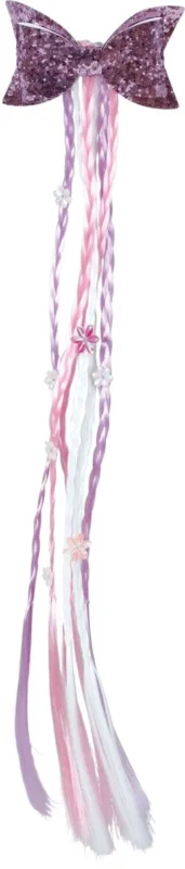 Roze Hair Extension Vlechten 30cm van Fiestas Guirca koop je bij Partywinkel