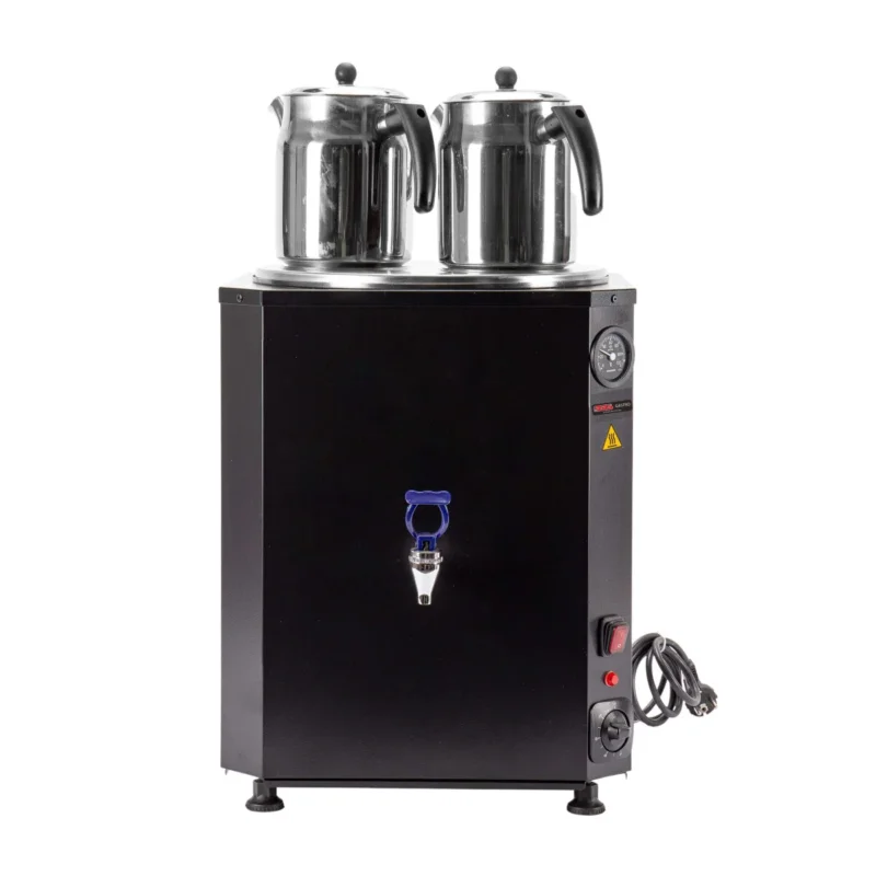 SGS Gastro Schwarz Samower / Schwarz Teekocher Mit 2 Kanne / 10 lt. / 2 kW