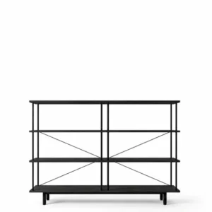 Seiton Regal 4 in Schwarz Eiche von Stellar Works