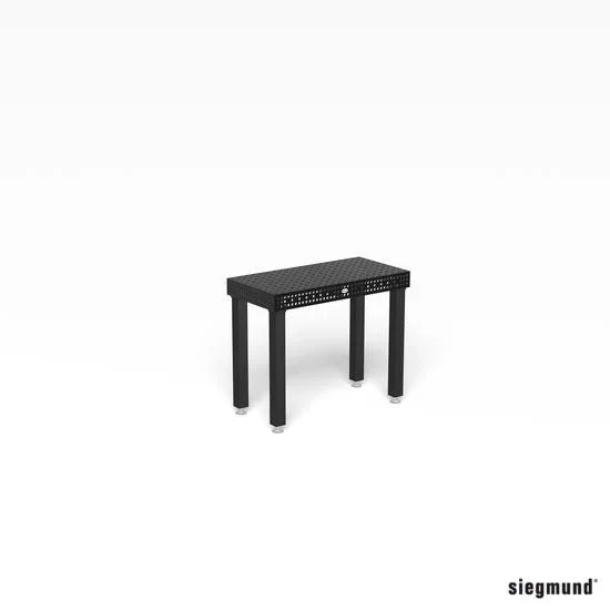 Produktansicht von Siegmund Schweißtisch 1000 x 500 x 100 mm Professional Extreme 8.7 System 16 Plasmanitriert Höhe 750 mm mit Bodenverankerung