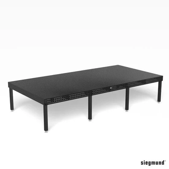 Produktansicht von Siegmund Schweißtisch 4000 x 2000 x 150 mm Professional Extreme 8.7 PLUS System 16 Plasmanitriert Höhe 700 mm