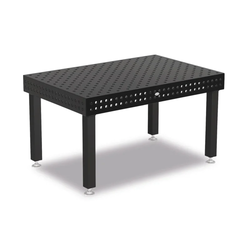 Produktansicht von Siegmund Schweißtisch 1500 x 1000 x 150 mm Professional Extreme 8.7 System 22 Plasmanitriert, Diagonalraster Höhe 800 mm