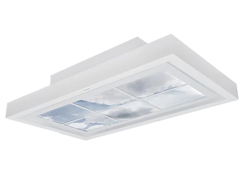 Silverline Sky Door SDUD 124 W Deckenhaube 120 cm Weiß