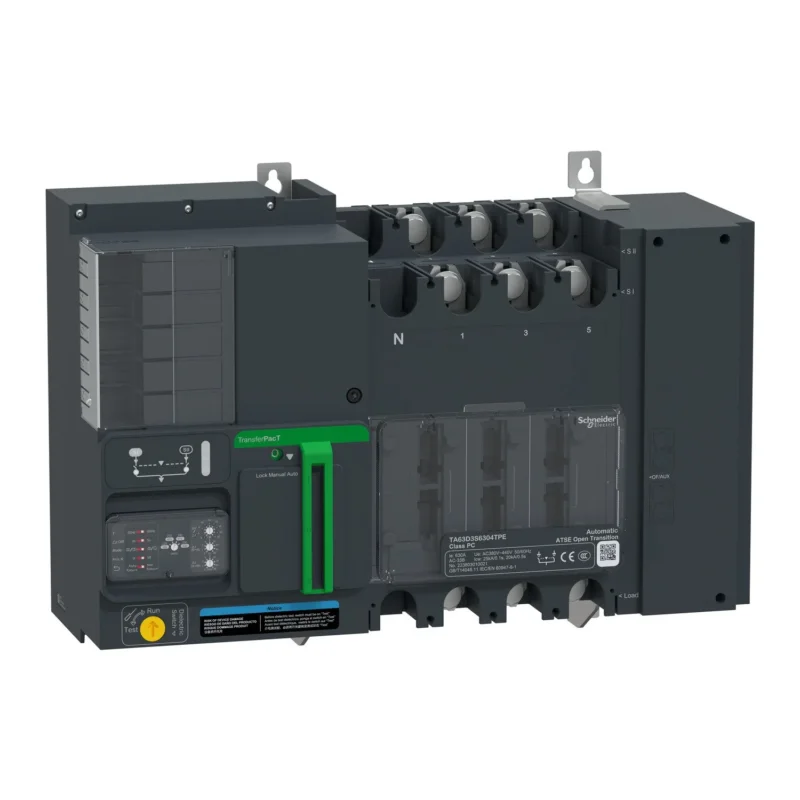 Schneider Electric - Lastschalter Netzumschaltung autom. TA63D3S5004TPE 500A 400V Drehknopf