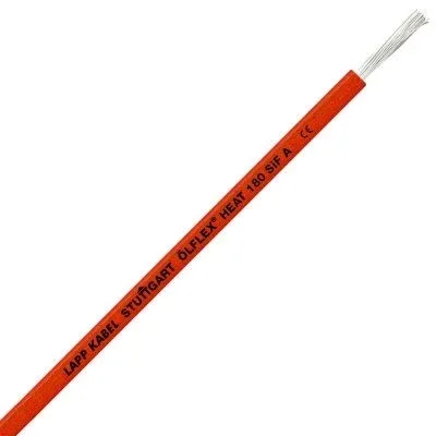 Lapp Kabel&Leitung - Energiekabel >= 1 kV, für feste Verlegung ÖLFLEX HEAT 180 SiF A 1249542/100 1x0,5 BU − 100 Meter