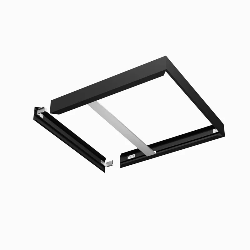 Ledvance - Mechanisches Zubehör/Ersatzteile für Leuchten Aufbaurahmen M625 PANEL625SU.MOU.H75BK H75, schwarz