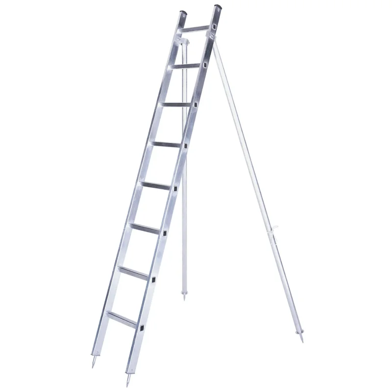 ILLER-LEITER - Sprossenleiter Obstbaumleiter m.Stützen 6618 18 Sprossen