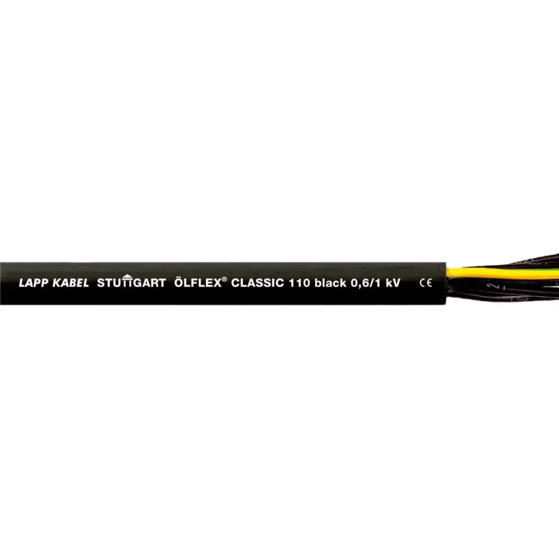 Lapp Kabel&Leitung - Energiekabel >= 1 kV, für ortsveränderlichen Einsatz ÖLFLEX CLASSIC 110 Black 1120366/500 0,6/1kV 4G6 − 500 Meter