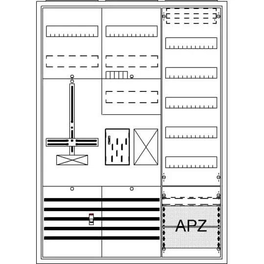 Striebel&John - Zähler-Komplettschrank Komplettschrank BA37FC APBKE-IA371Z1R1S1V5A