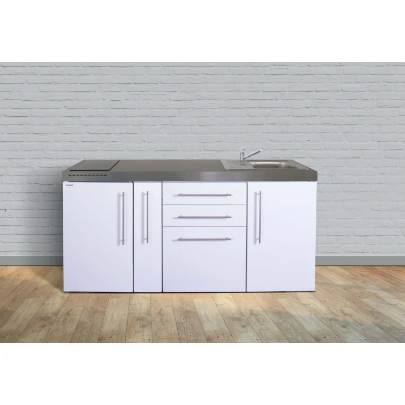 Stengel - Mini-Küche Miniküche Premiumline MPBR180AGKFliBre2Sn Bordeauxrot