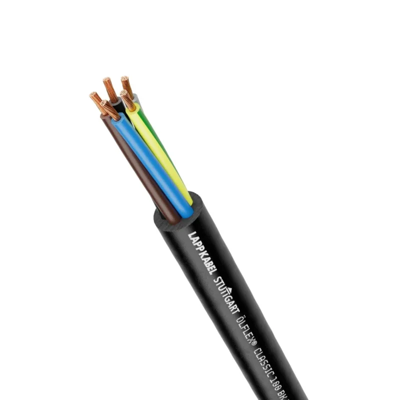Lapp Kabel&Leitung - Energiekabel >= 1 kV, für ortsveränderlichen Einsatz ÖLFLEX CLASSIC 100 BK 1120470/1000 0,6/1 KV 4G2,5 − 1000 Meter