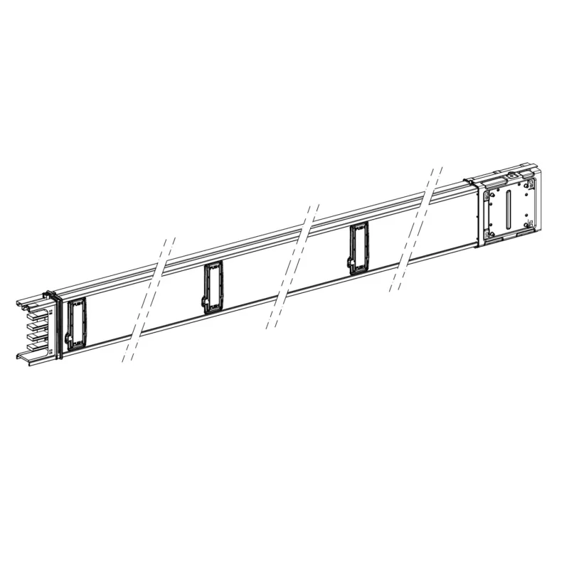Schneider Electric - Schienenverteilereinheit Schienenkasten KSA400ED4306 400A 3m