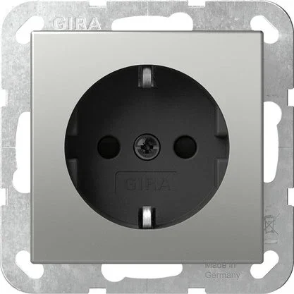 Gira - Steckdose SH 4183600 Edelstahl