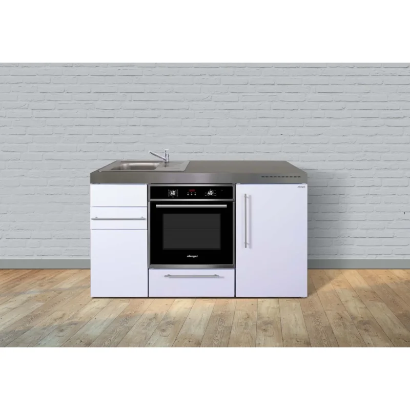 Stengel - Mini-Küche Miniküche Premiumline MPB150KSBOKSreBliS weiß