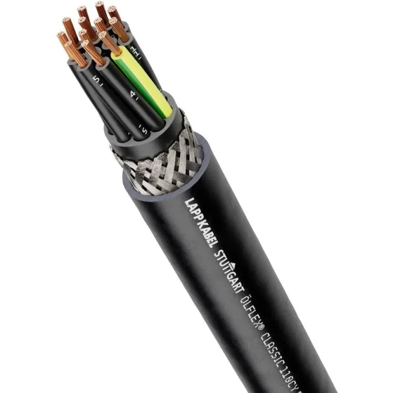 Lapp Kabel&Leitung - Energiekabel >= 1 kV, für ortsveränderlichen Einsatz ÖLFLEX CLASSIC 110 CY BK 1121307/50 0,6/1kV 3G1,5 − 50 Meter