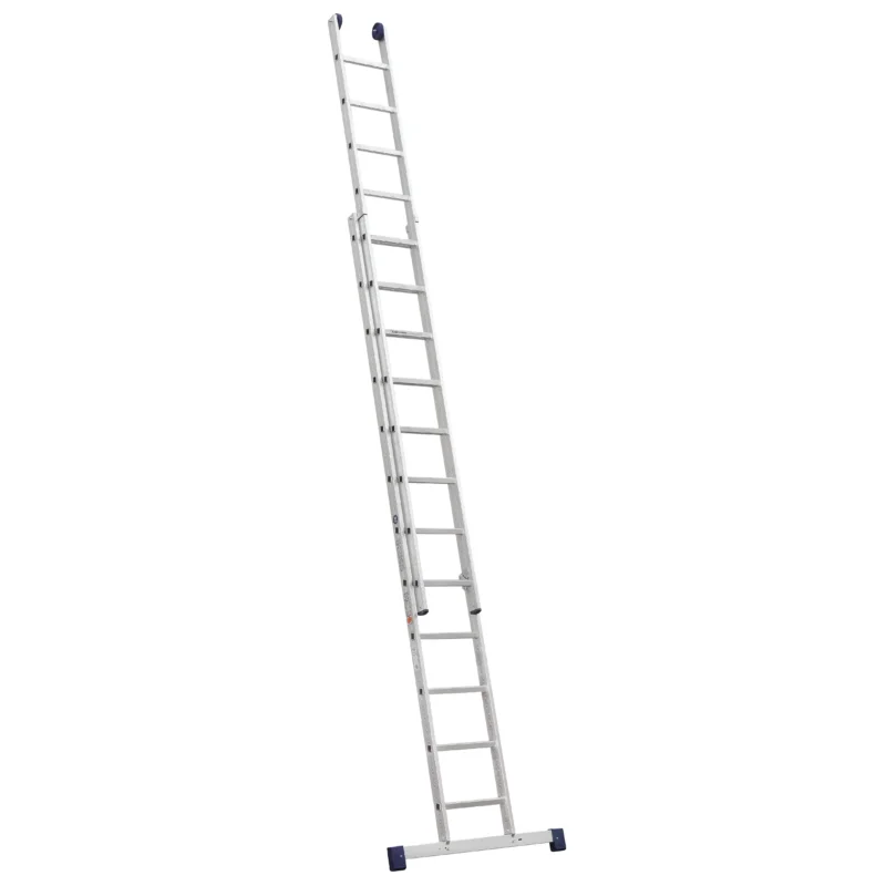 ILLER-LEITER - Sprossenleiter Schiebeleiter o.Seil 2-tlg 58016 2x16 Stufen