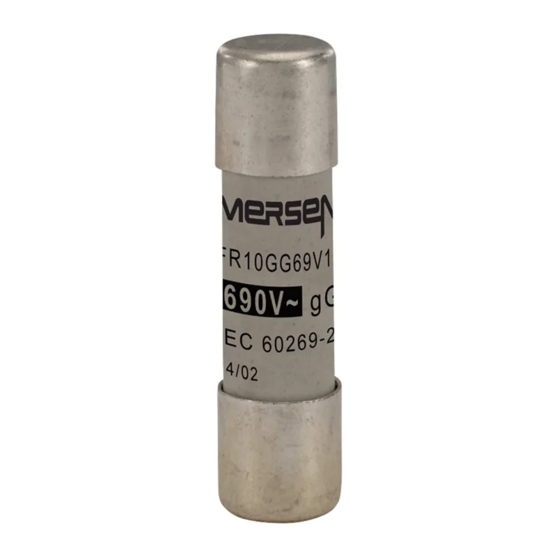 Mersen - Zylindrische Sicherung Sicherungseinsatz zyl. FR10GG69V16 10x38 gG 16A/690V − 10 Stück