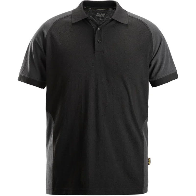 Snickers Workwear - Poloshirt 2-Farben Poloshirt 27500458006 L,schw-stahlg
