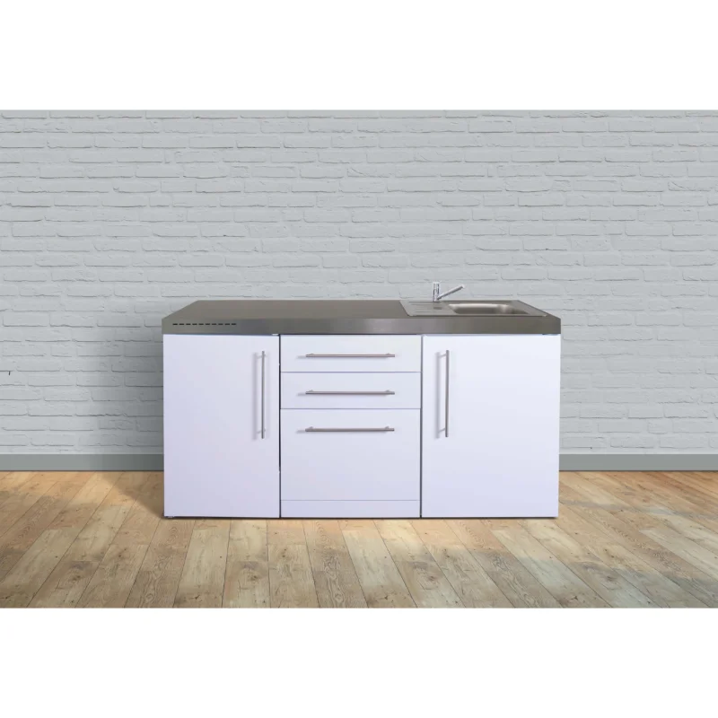Stengel - Mini-Küche Miniküche Premiumline MPGSSM170KSGSGKFliBr Schwarz matt
