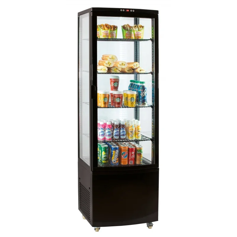 Casselin Kühlvitrine 235L - Schwarz