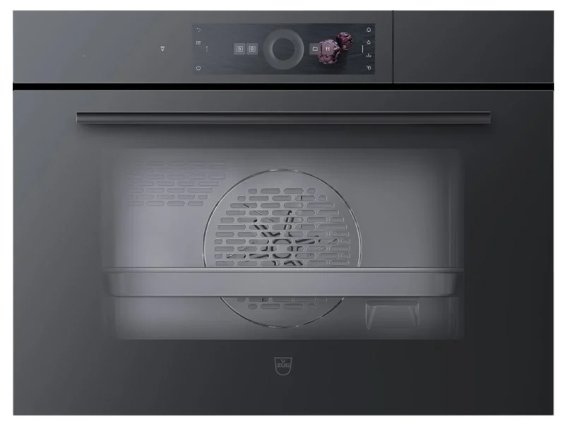 V-ZUG Excellence Line 2303300004 CombiSteamer V6000 45F Dampfbackofen Spiegelglas Schwarz - 10 Jahre Hersteller-Garantie